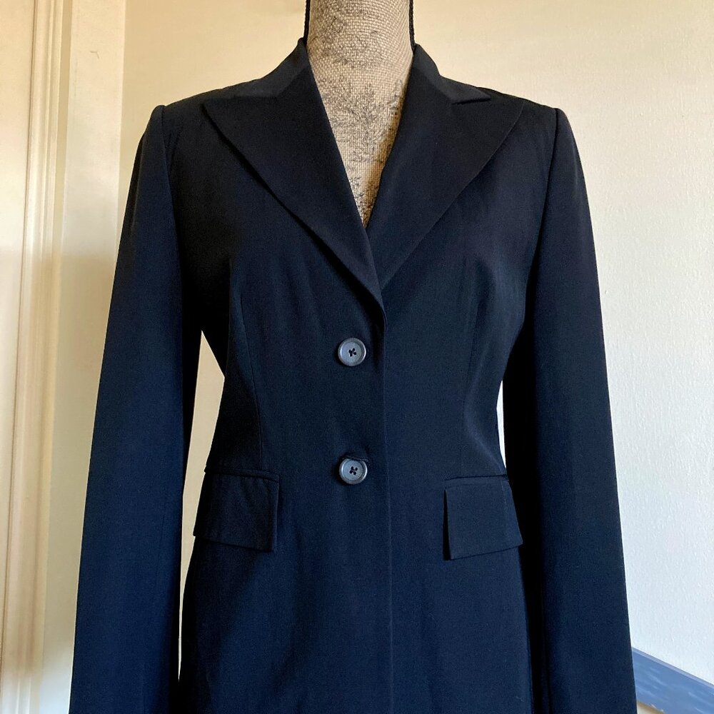 Banana Republic Black Wool Blazer, Size 4